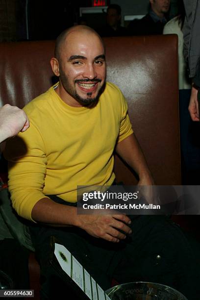 David Marrero attends MAO MAG Fashion Week Launch Party at Sol on February 2, 2006 in New York City.