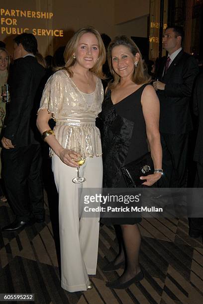 Kate Meckler and Ronnie Heyman attend GO PUBLIC Partnership for Public Service Dinner at Cipriani 23rd Street on February 2, 2006 in New York City.