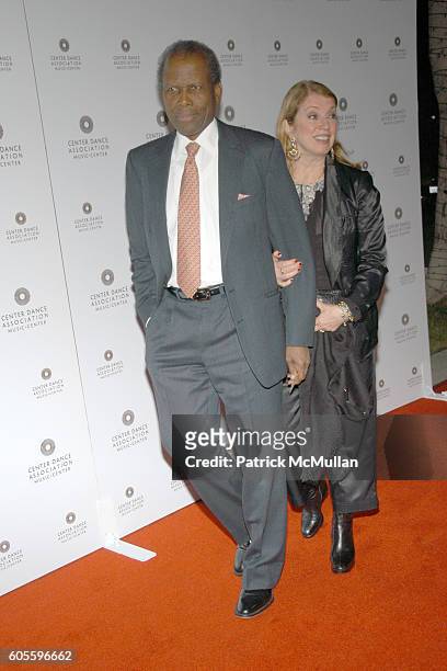 Sidney Poitier and Joanna Shimkus attend Center Dance Association and Alvin Ailey Dance Theatre host "THRILL. THEN CHILL." benefit after party -...