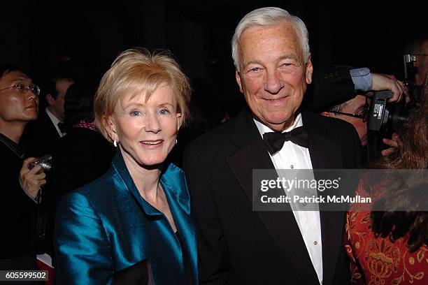 Nancy D, Whitehead and John C. Whitehead attend ASIA SOCIETY 50th Anniversary Gala Dinner at Waldorf-Astoria on February 23, 2006 in New York City.