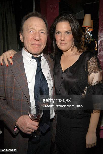 Anthony Haden-Guest and Robin Navrozov attend Valentine's Day Cocktail Party hosted by Abby Weisman and Robin Navrozov at Serena's on February 14,...