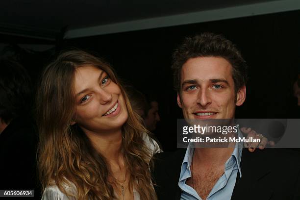 Daria Werbowy and Alexi Lubomirski attend Lancôme Hosts Fragrance Launch of Hypnose to benefit Studio in a School at Hotel on Rivington on February...