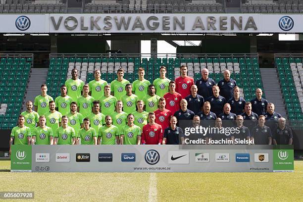 First row : Vieirinha, Jakub Blazczykowski, Sebastian Jung, Josip Brekalo, Ricardo Rodriguez, Marcel Schaefer, Phillip Menzel, Oliver Mutschler,...