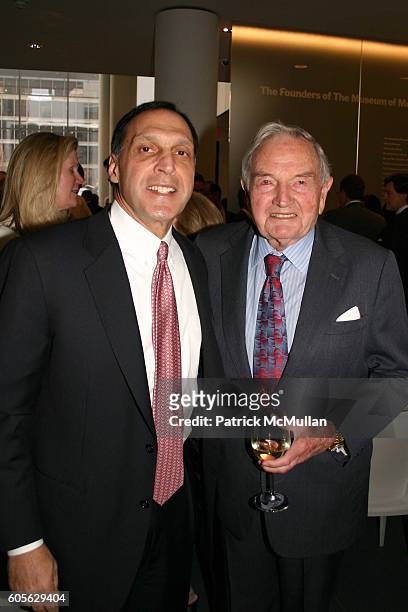 Richard Fuld, Jr. And David Rockefeller attend MoMA Honors Richard Fuld, Jr. With The David Rockefeller Award at The David and Peggy Rockefeller...