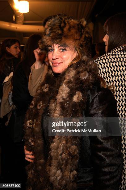 Adrienne Landau attends Vera Wang Fall 2006 Fashion Show at The Tent at Bryant Park on February 9, 2006 in New York City.