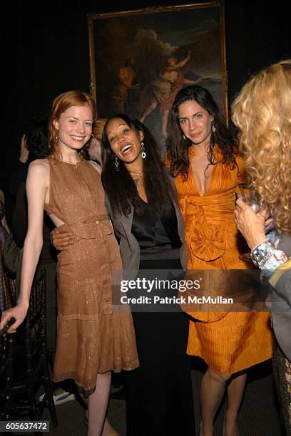 Jessica Joffe, Maggie Betts, Alexia Kondyliss and Ann Dexter Jones attend ZAC POSEN After Show Party Sponsored by Grey Goose Vodka at Christies on...