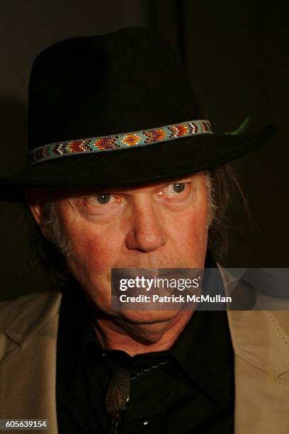 Neil Young attends NY Special Screening of Paramont Classics' “NEIL YOUNG: HEART OF GOLD” hosted by Tom Freston and Meryl Streep at Walter Reade...