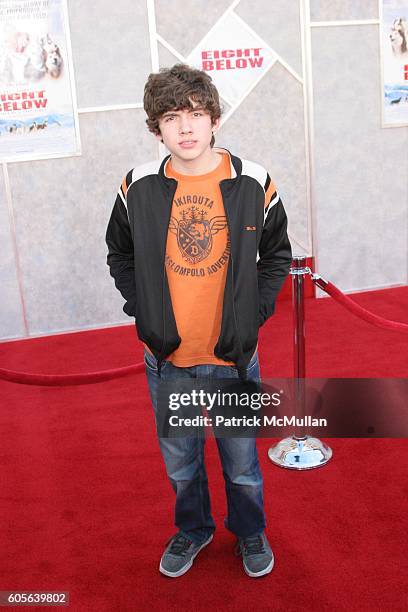 Carter Jenkins attends Eight Below Premiere at El Capitain on February 12, 2006 in Hollywood, CA.