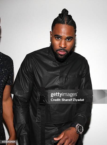 Jason Derulo 3rd Annual The Elements On 5th Ave Fashion Show Pier 59 on September 13, 2016 in New York City.