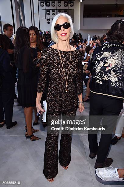 Linda Fargo attends the Michael Kors Spring 2017 Runway Show during New York Fashion Week at Spring Studios on September 14, 2016 in New York City.