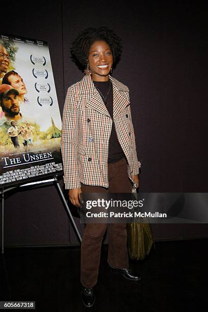 Rolanda Watts attends The Screening of THE UNSEEN featuring PHILLIP BLOCH A film by Lisa France at The Tribeca Grand on February 10, 2006 in New York...