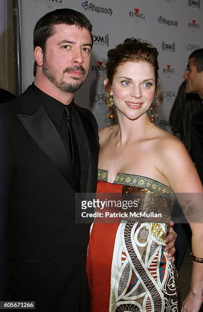 Dave Groh and Jordyn Blum attend 2006 Clive Davis Pre-GRAMMY Awards Party - Arrivals at Beverly Hilton on January 13, 2006 in Beverly Hills, CA.