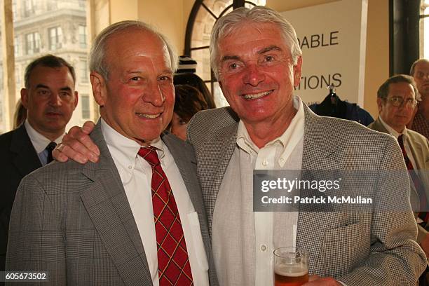 Jerry Wedren and Jim O'Donnell attend The Launch of Martin + Osa at Sky Studio on July 19, 2006 in New York City.