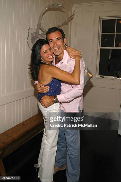 Lisa Anastos and Mark Alhadeff attend 10 CANE RUM and The Trinidadian Ministry of the Bikini, Celebrate THE BIKINI BOOK by Kelly Killoren Bensimon at...