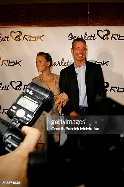 Scarlett Johansson and Paul Harrington attend REEBOK and Screen Star SCARLETT JOHANSSON Host Red-Hot Event to Celebrate New Collaboration at XChange...