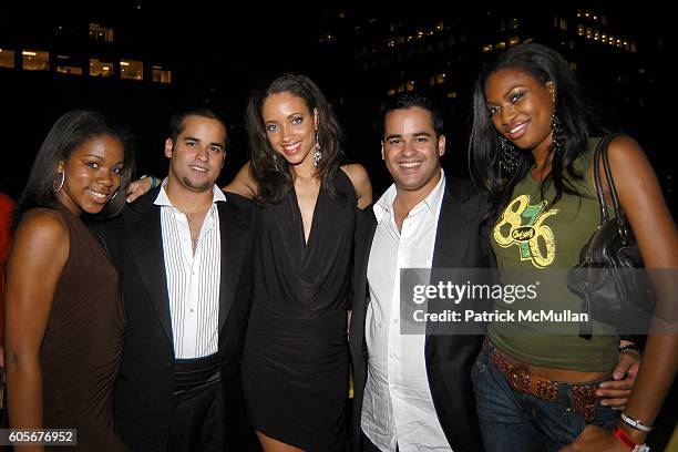 Natanya Bravo, Nabeel Ansari, Cindy Wright Miss Jamaica, Fifal Ansari and Tienepre Oki Miss Nigeria attend Miss Universe Post Pageant VIP Party...