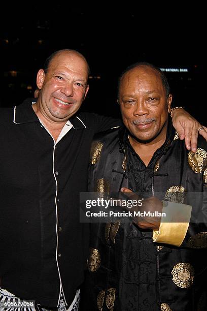 Chuck Nabit and Quincy Jones attend Miss Universe Post Pageant VIP Party hosted by Chuck Nabit, Dave Geller, Ed St. John, Greg Barnhill, Freddie...