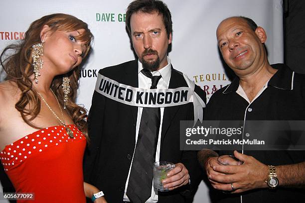 Julie Doherty Miss United Kingdom, Tom Green and Chuck Nabit attend Miss Universe Post Pageant VIP Party hosted by Chuck Nabit, Dave Geller, Ed St....