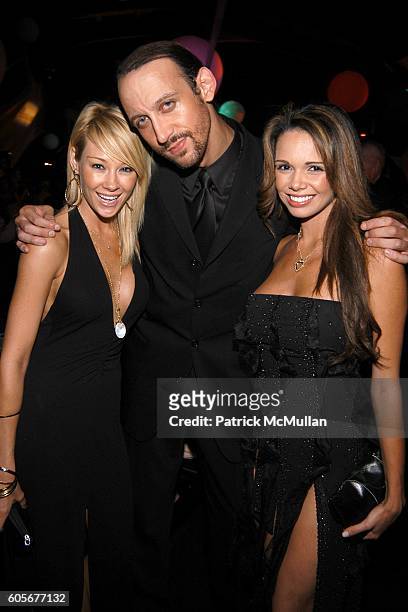 Lisa Gleaze, Santino Rice and Alejandra Gutierrez attend 55th Annual Mrs. Universe Competition at The Shrine Auditorium on July 23, 2006.
