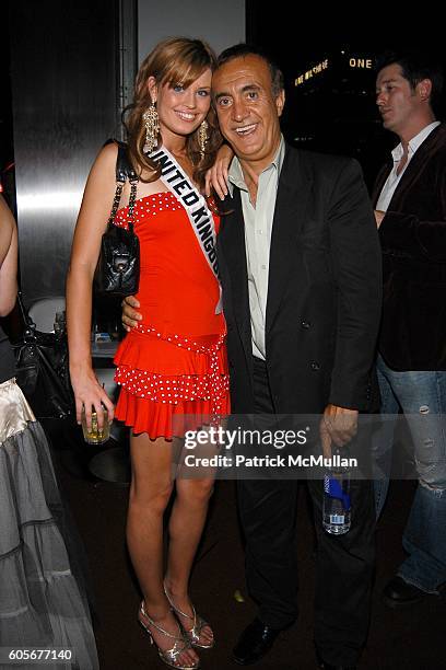 Julie Doherty Miss United Kingdom and Alexander Tabrizi attend Miss Universe Post Pageant VIP Party hosted by Chuck Nabit, Dave Geller, Ed St. John,...