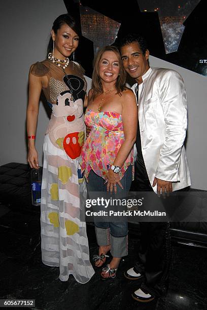 Kurara Chibana , Paula Shuggart and Marco De La Cruz attend Miss Universe Post Pageant VIP Party hosted by Chuck Nabit, Dave Geller, Ed St. John,...