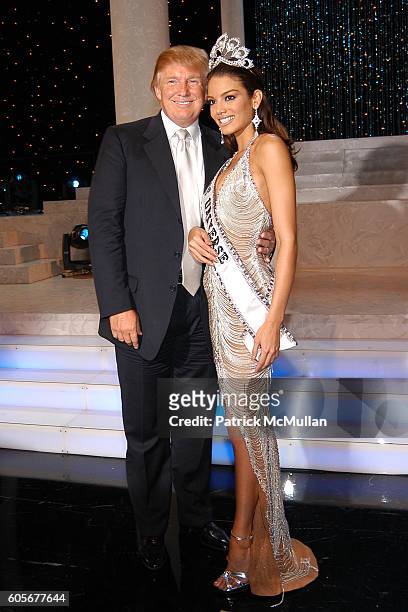 Donald Trump and Zuleyka Rivera Miss Universe 2006 attend 55th Annual...  Fotografía de noticias - Getty Images