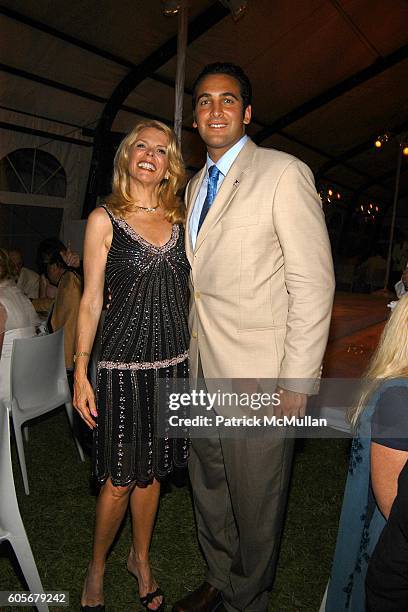 Betsy McCaughey and Italo Zanzi attend The Midsummer Party Benefit for The PARRISH ART MUSEUM at The Parrish Art Museum on July 8, 2006 in...