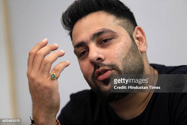 Bollywood singer and rapper Badshah poses during an exclusive... News Photo  - Getty Images