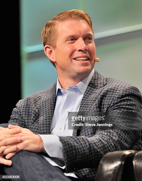 Partner Andreessen Horowitz Ted Ullyot speaks onstage during TechCrunch Disrupt SF 2016 at Pier 48 on September 14, 2016 in San Francisco, California.