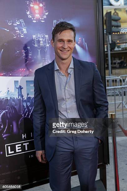 Actor Ben Davies attends the Premiere Of Pure Flix Entertainment's "Hillsong: Let Hope Rise" at the Mann Village Theatre on September 13, 2016 in...