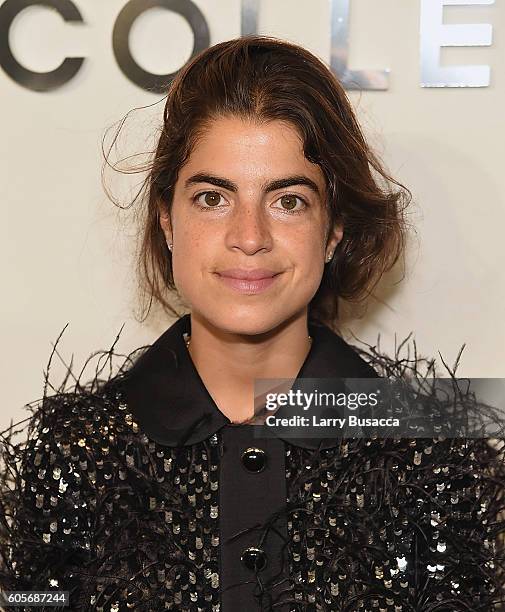Leandra Medine attends the Michael Kors Spring 2017 Runway Show during New York fashion week at Spring Studios on September 14, 2016 in New York City.