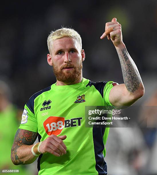 Wigan Warriors' Sam Tomkins during the First Utility Super League Super 8s Round 5 match between Hull FC v Wigan Warriors at KCOM Stadium on...