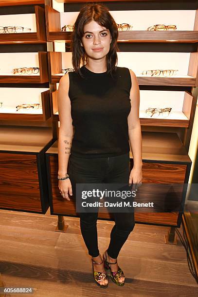 Pixie Geldof attends the first Oliver Peoples boutique launch in Europe on September 14, 2016 in London, England.