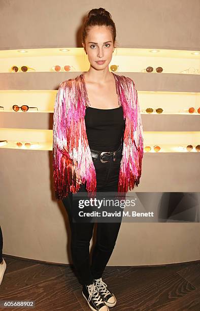 Heida Reed attends the first Oliver Peoples boutique launch in Europe on September 14, 2016 in London, England.