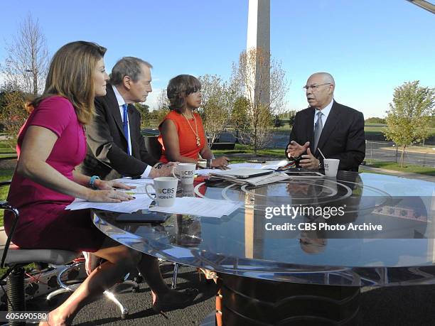 Broadcasting outside the new National Museum of African American History and Culture against the backdrop of the Washington Monument , co-hosts Norah...