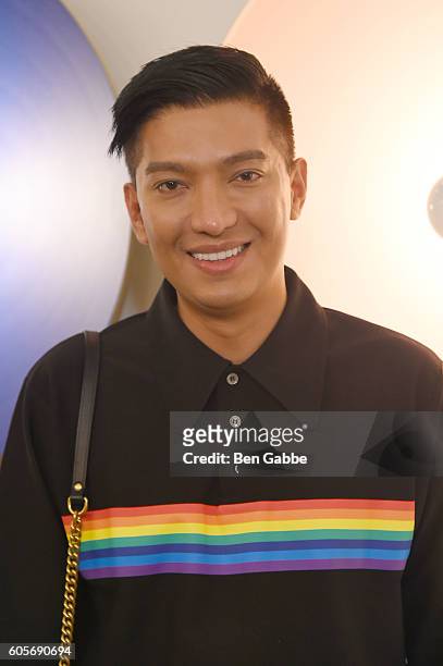 Bryanboy attends the Boss Womenswear fashion show during New York Fashion Week September 2016 at The Gallery, Skylight at Clarkson Sq on September...