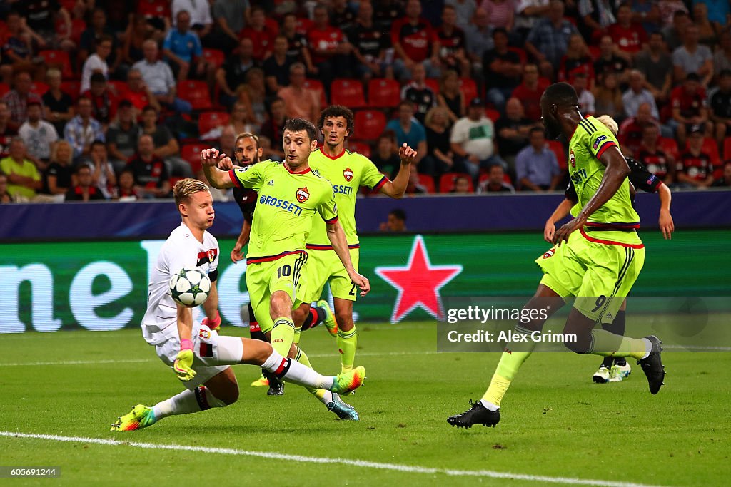 Bayer 04 Leverkusen v PFC CSKA Moskva - UEFA Champions League