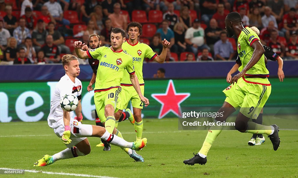 Bayer 04 Leverkusen v PFC CSKA Moskva - UEFA Champions League
