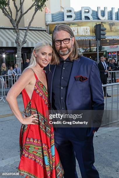Director Director Michael John Warren and Whitney Sprayberry attend the Premiere Of Pure Flix Entertainment's "Hillsong: Let Hope Rise" at the Mann...