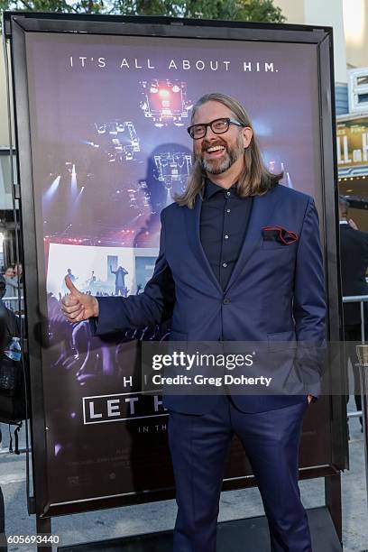 Director Michael John Warren attends the Premiere Of Pure Flix Entertainment's "Hillsong: Let Hope Rise" at the Mann Village Theatre on September 13,...