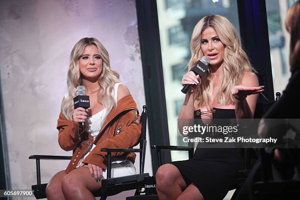 Reality Stars Brielle Biermann and Kim Zolciak-Biermann attend Build Series to discuss the 5th Season of "Don't be Tardy" Kim's Skincare Line,...