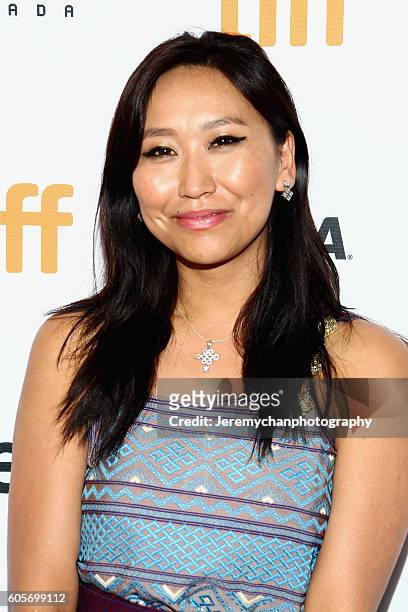 Actor Sadon Lhamo attends the "Hema Hema: Sing Me A Song While I Wait" Premiere held at Winter Garden Theatre during the Toronto International Film...