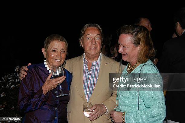 Patricia Birch Becker, Arnold Scaasi and Pandora Biddle Hentic attend FRANCES HAYWARD Dinner Party For ANNE HEARST and JAY MCINERNEY to Celebrate...