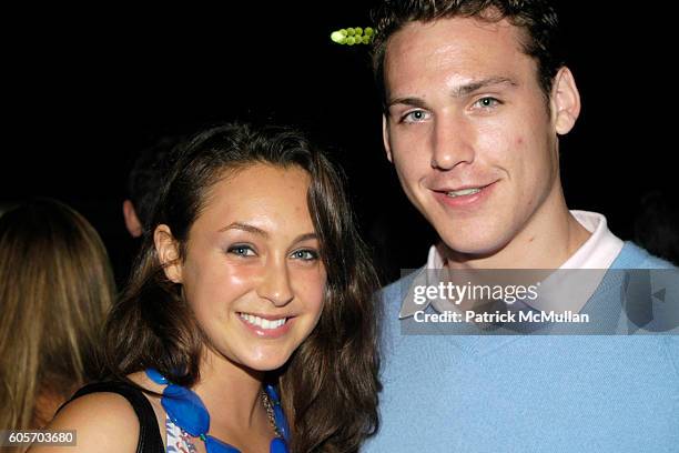 Jessica Hoden and Oliver Harker-Smith attend Judy Licht and Jerry Della Femina Annual Independence Day Party at Della Femina Estate on July 1, 2006...