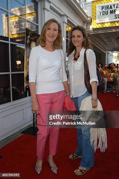 Anne Eisenhower and Adriana Echavarria attend Screening of HOLLYWOODLAND hosted by HAMPTONS MAGAZINE at Southampton on July 30, 2006.
