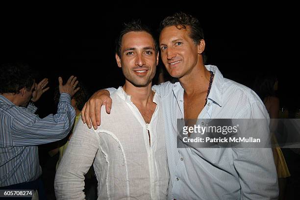 Louis Coraggio and Dr. Mark Warfel attend Party in Honor of KIMBERLY and ERIC VILLENCY, Hosted by David Zinczenko and Patrick McMullan at CAIN ESTATE...