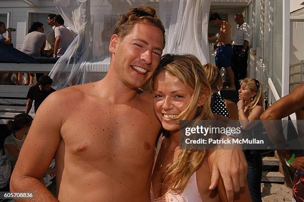 Will Koppelman and Diana Miller attend Self Magazine Fun In The Sun Event Hosted by Self's August Cover Girl Molly Sims at Polariod Beach House on...