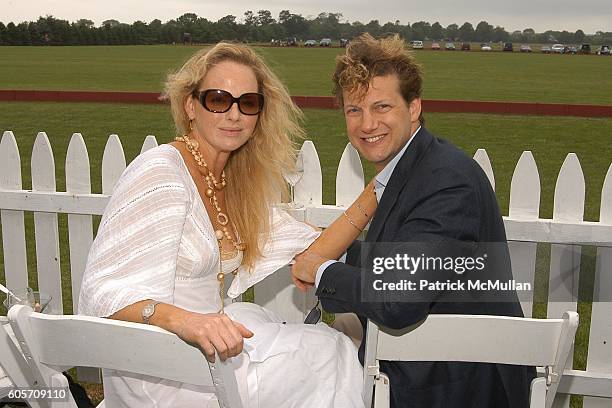 Shannon Kulik and Dr. Alfred Kulik attend The RALPH LAUREN Tent at Bridgehampton Polo at Bridgehampton on July 22, 2006.