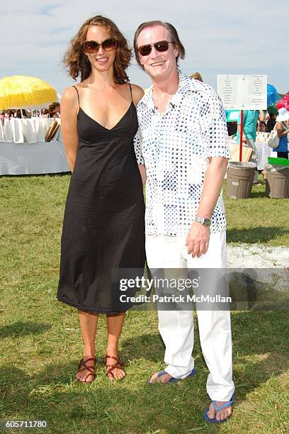 Christy Turlington and Patrick McMullan attend SUPER SATURDAY 9 hosted by Kelly Ripa, Donna Karan and InStyle Magazine To Benefit The Ovarian Cancer...