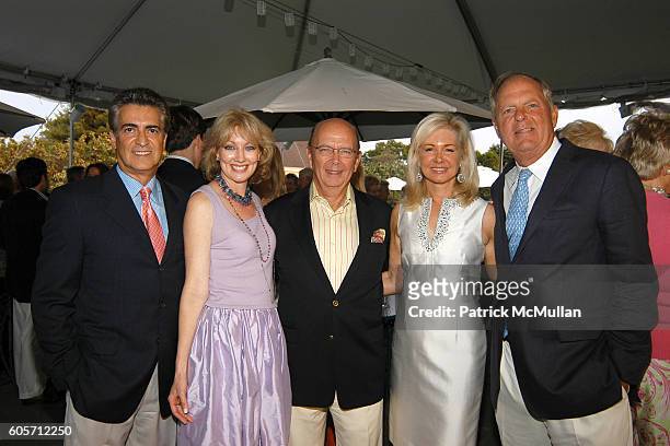 John N. Kastanis, Joyce M. Long, Wilbur Ross, Hilary Geary Ross and Bill Finneran attend Party in Honor of The Presidents Committee for this Summers...